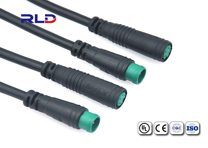Connettore Elettrico Auto - 5 Set 4 Pin, In Nylon E Gomma Siliconica, Per Moto, Barche E Veicoli Connettori Elettrici Impermeabili - Foto 2
