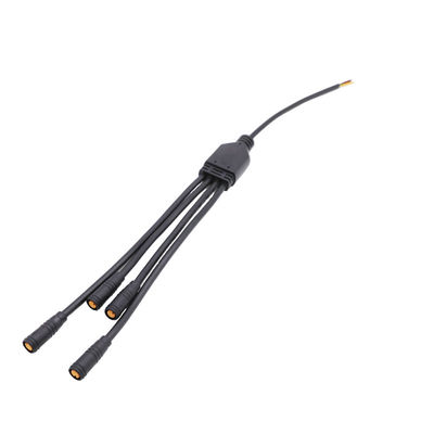 Mini uso elettrico impermeabile del cavo della serratura di spinta del PVC del connettore IP65 M8 di Y