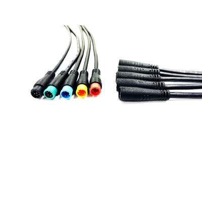 Mini uso elettrico impermeabile del cavo della serratura di spinta del PVC del connettore IP65 M8 di Y