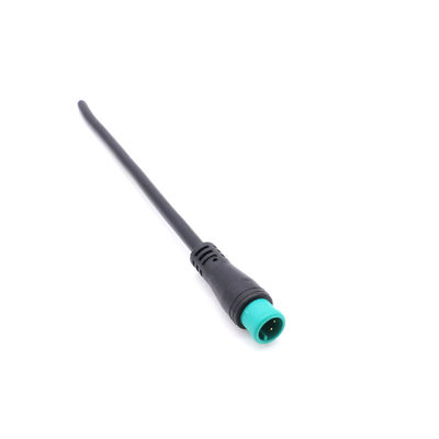 Uso impermeabile di Pin IP65 Ebike del nero M8 6 del connettore di cavo del PVC