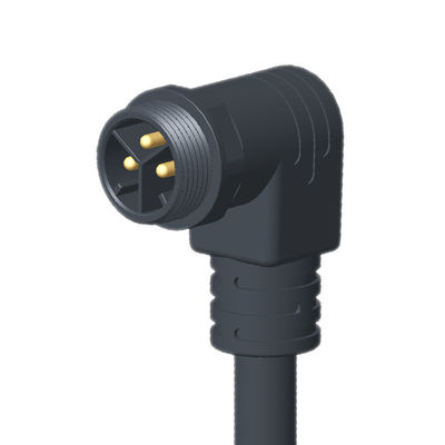 IP67/IP68 M25 connettore a cavo impermeabile a gomito per illuminazione LED