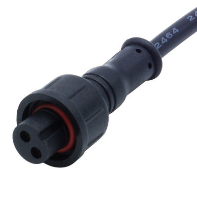 PA66 tipo vite connettore impermeabile M12 testa gomito per energia elettrica IP68