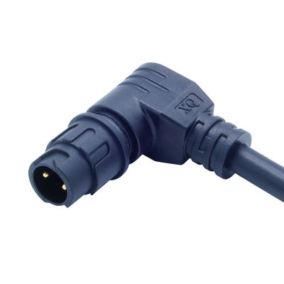 Connettori di tipo vite impermeabili con chiusura femminile a gomito M12 IP68 per luci LED esterne