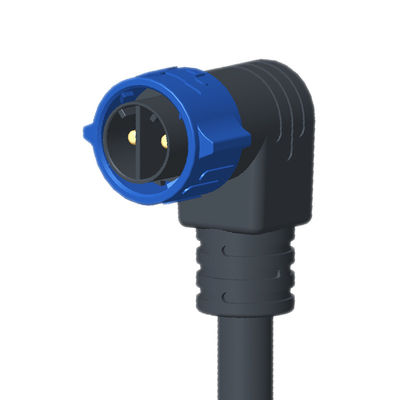 Connettori a LED IP67 a testa gomito M20 a chiusura automatica