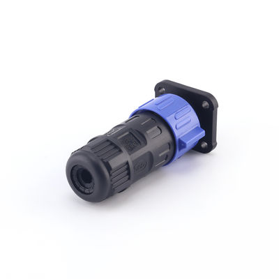 Connettori di alimentazione impermeabili per luci LED da esterno, connettore a pannello IP67 M25 autobloccante